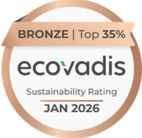 Médaille bronze Ecovadis 2026